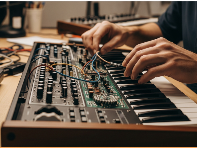Our repair shop in Oxford specializes in synthesizer repairs, ensuring your music equipment performs flawlessly.